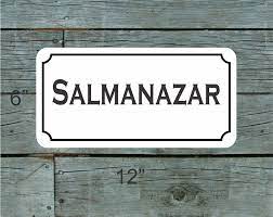 Beispiel einer Salmanazar R2 M S1-Schriftart